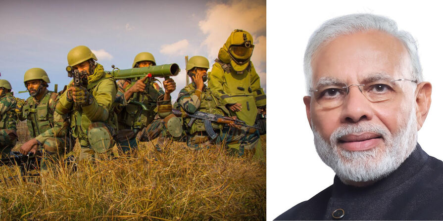 modi and army
