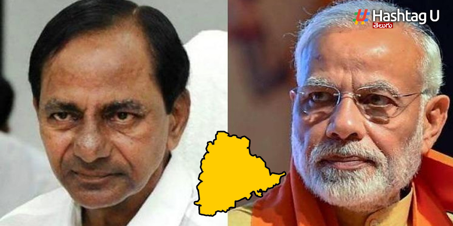 Modi Kcr Telangana Map