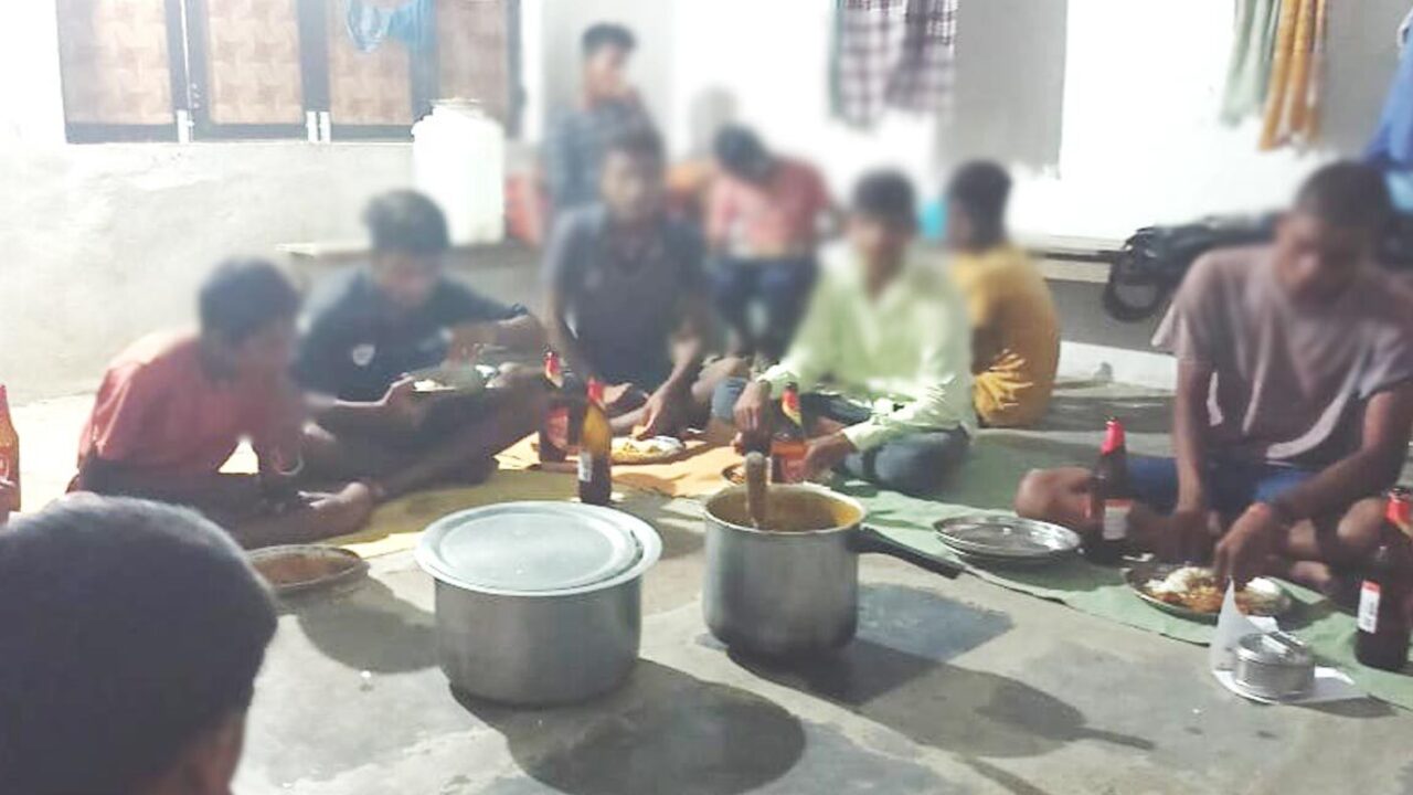 Tenth Grade Students Of Telangana School Caught Consuming Beer Imresizer