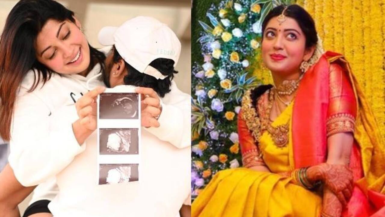 pranitha baby shower