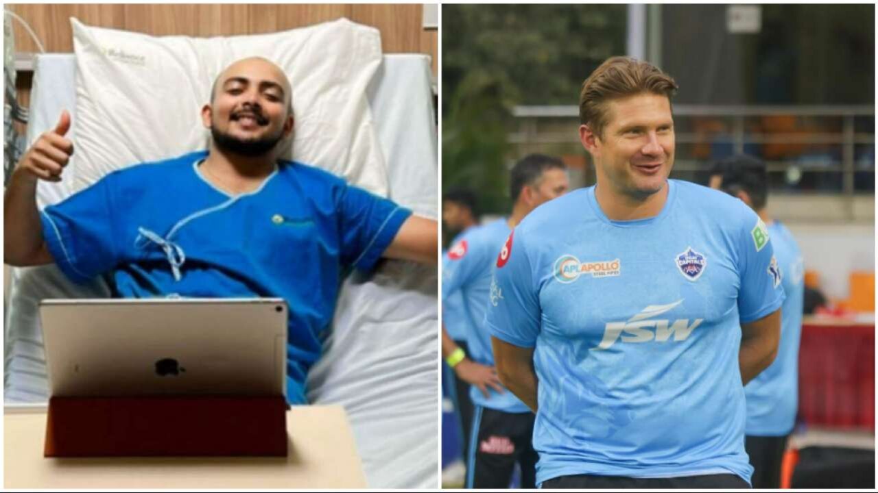 Prithvi Shaw shane watson