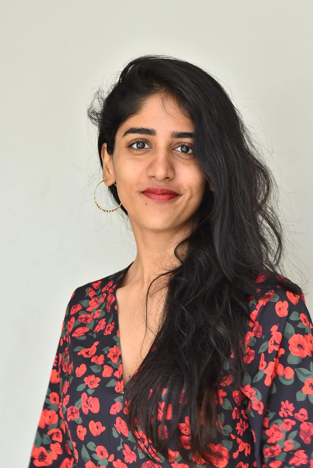 Chandini  chowdary dazzles in floral attire.