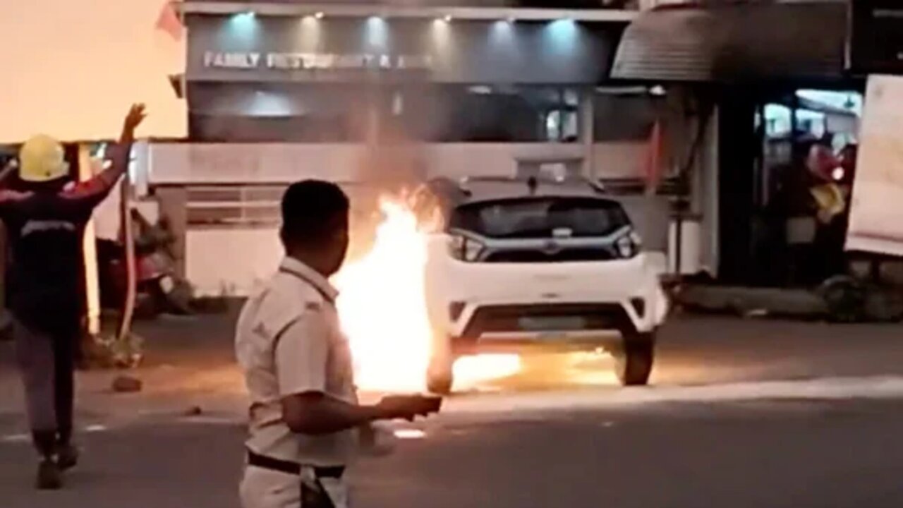 Tata Nexon Ev Fire