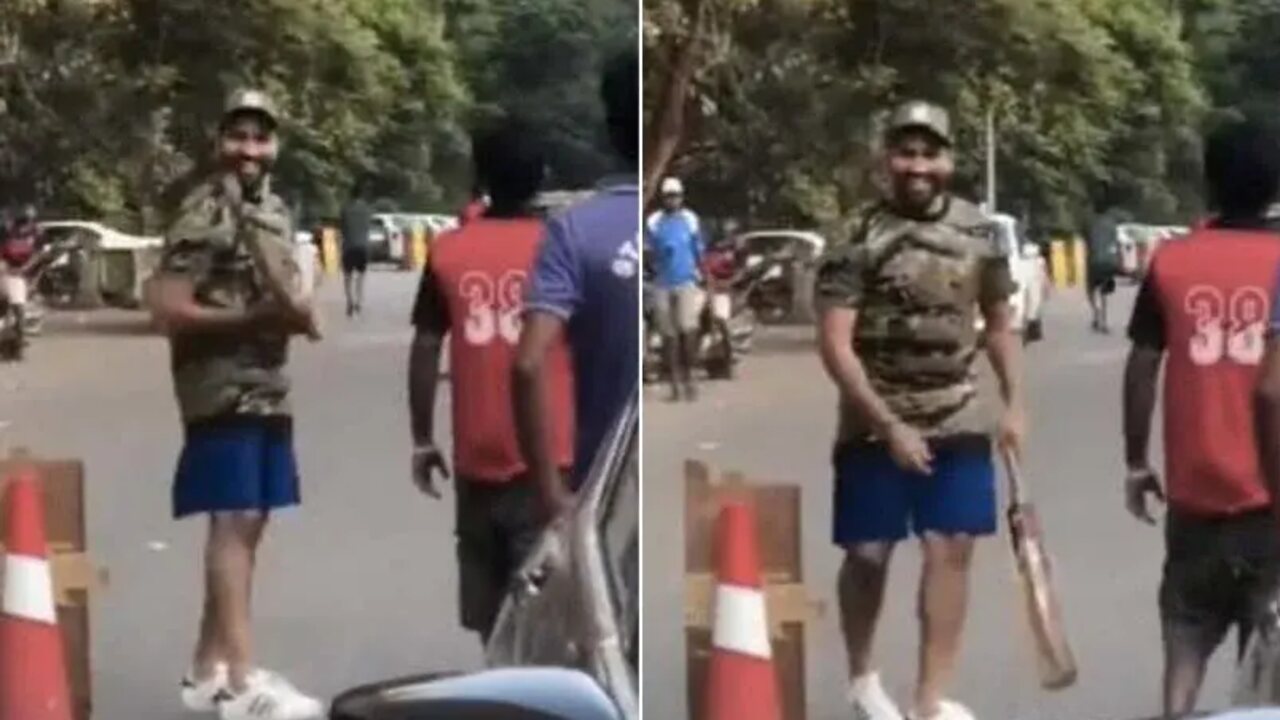 Rohit Sharma Gully Cricket