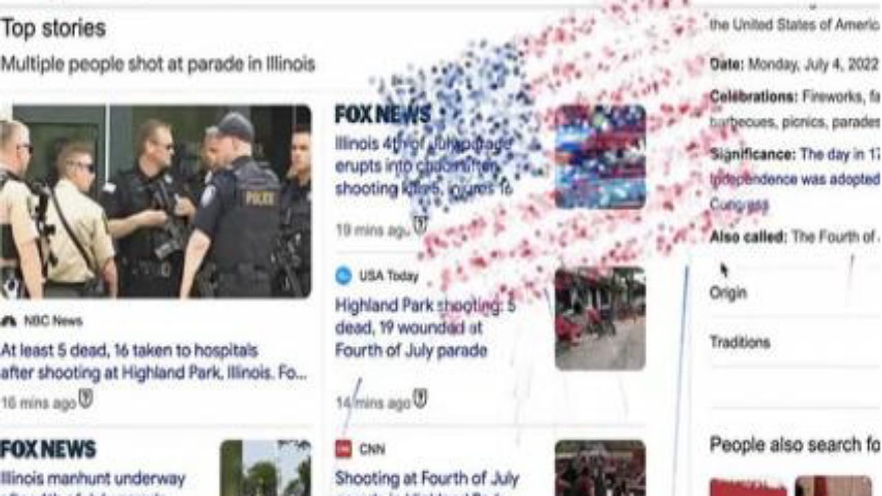 Google's July 4 Animation