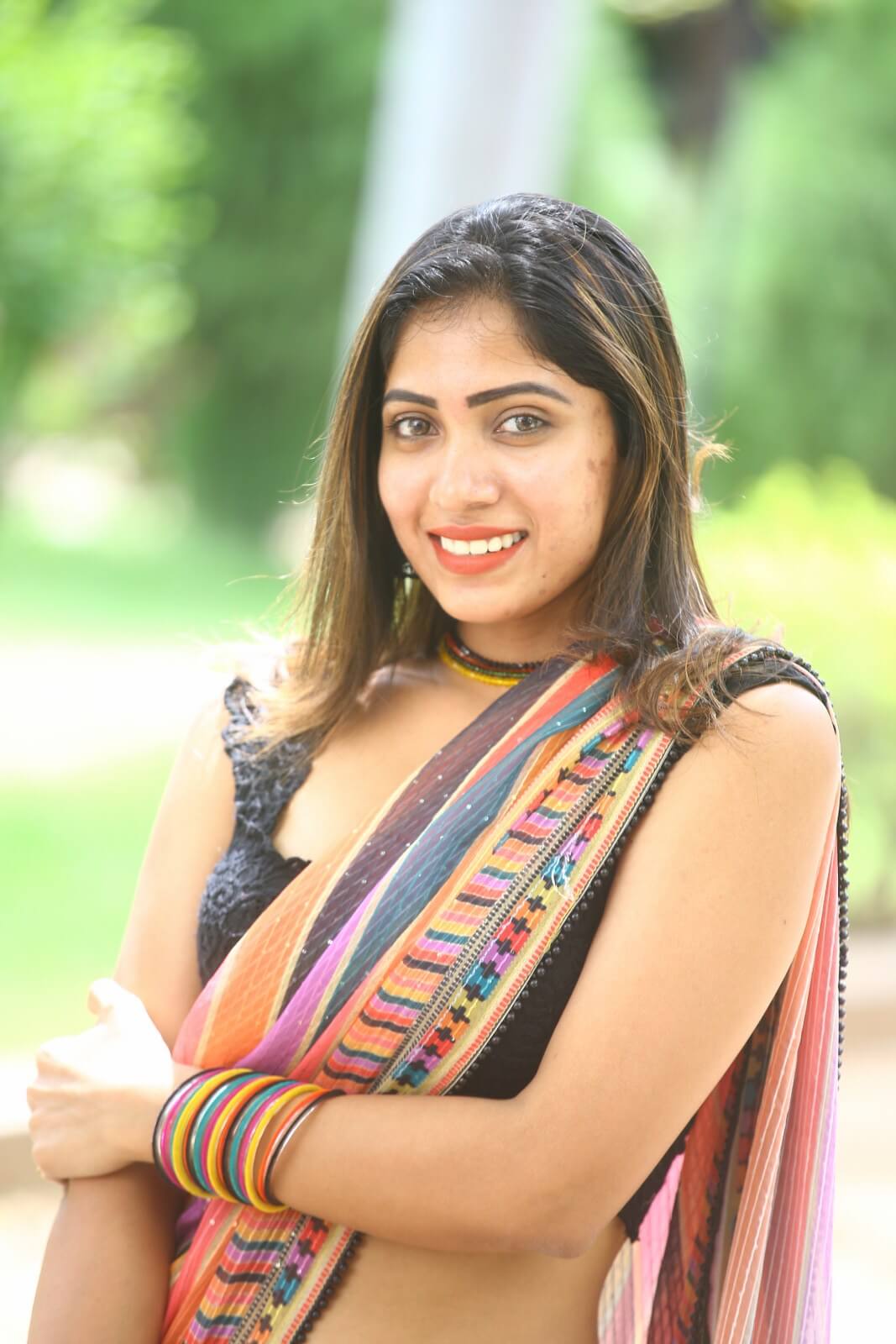 Sahar Krishnan weaves magic in saree