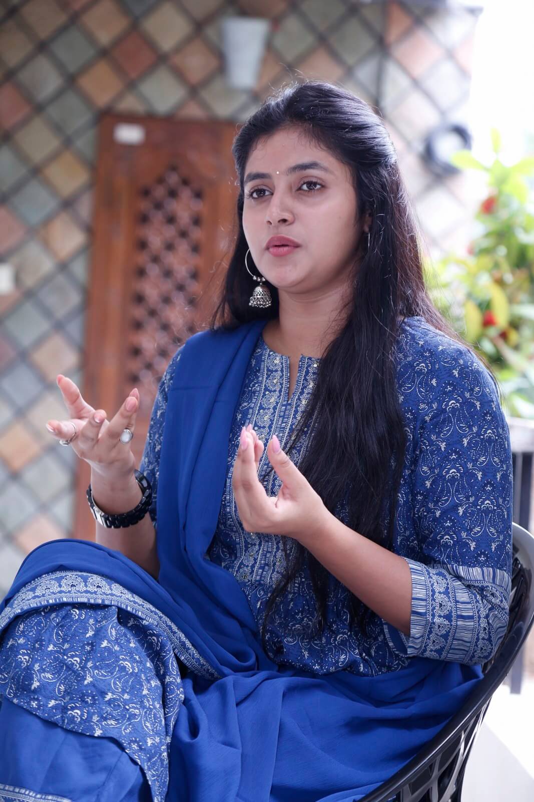 Sanchita Bashu sparks in all blue