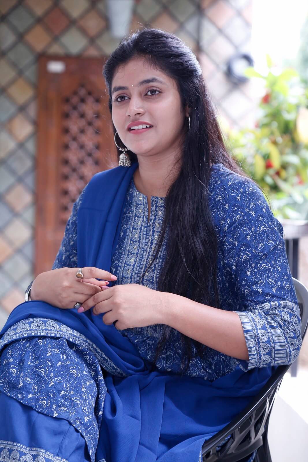 Sanchita Bashu sparks in all blue