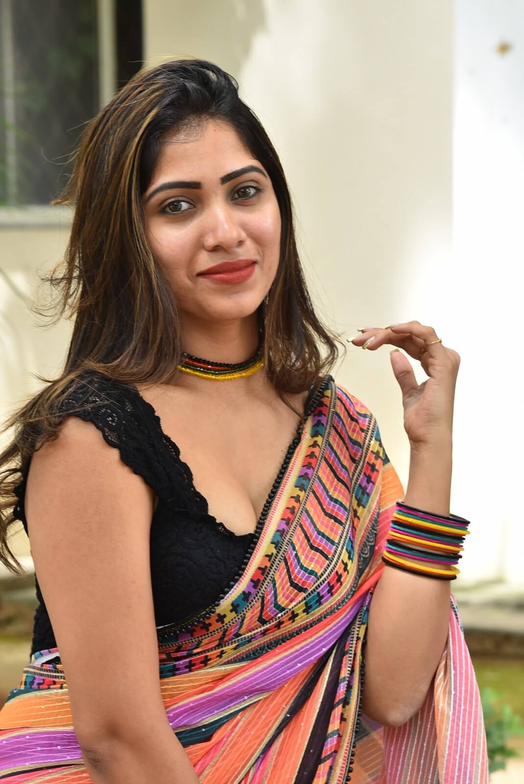 Sahar Krishnan weaves magic in saree