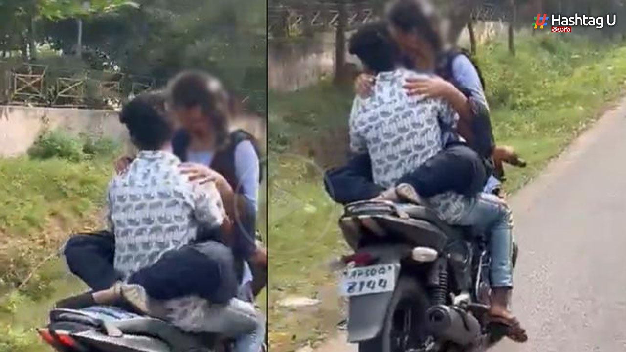 Lovers riding on bike