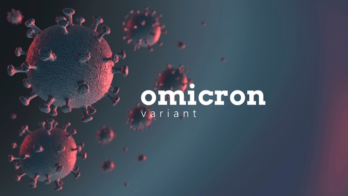 Close,up,on,omicron,cells,coronavirus