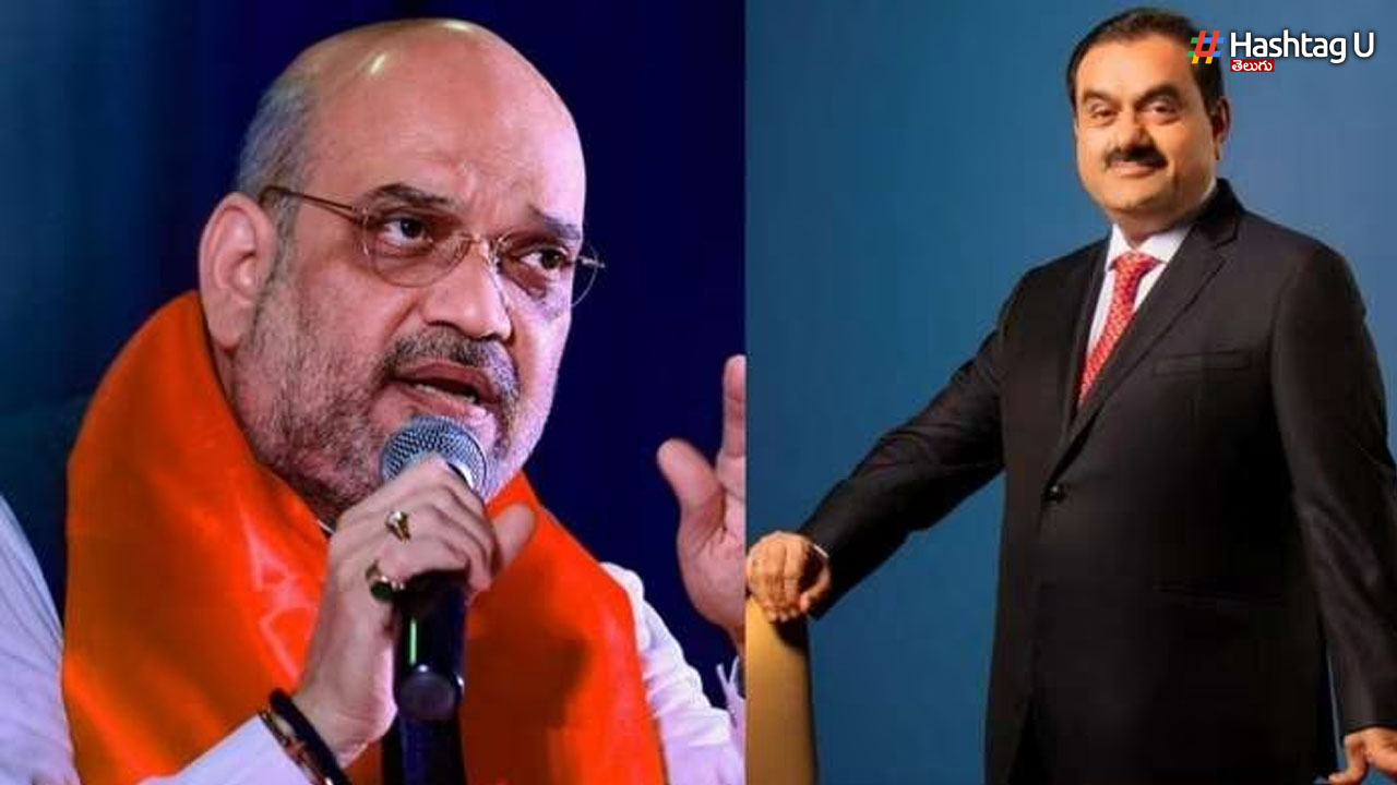 Amit Shah And Adani