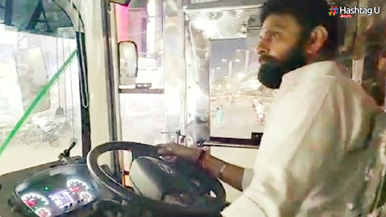 Ex-minister Kodali Nani bus driving which is going viral..