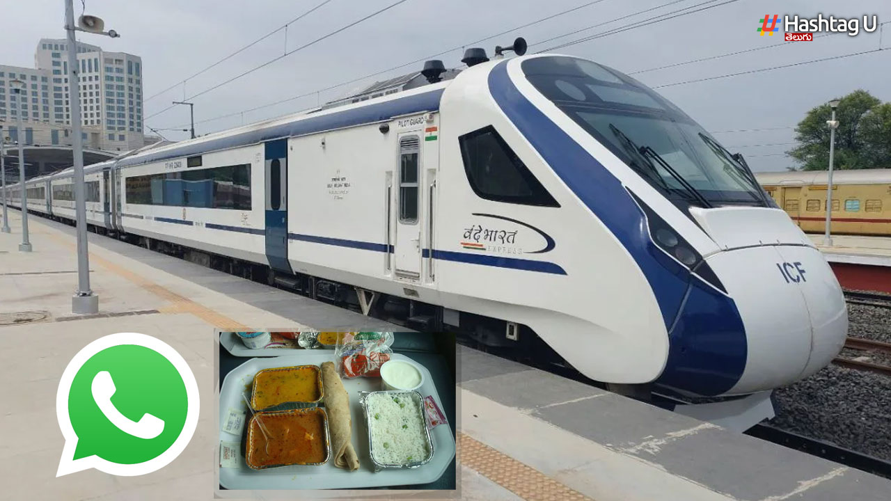 Order Food On The Train Through Whatsapp. Food Will Be Delivered To Your Berth!