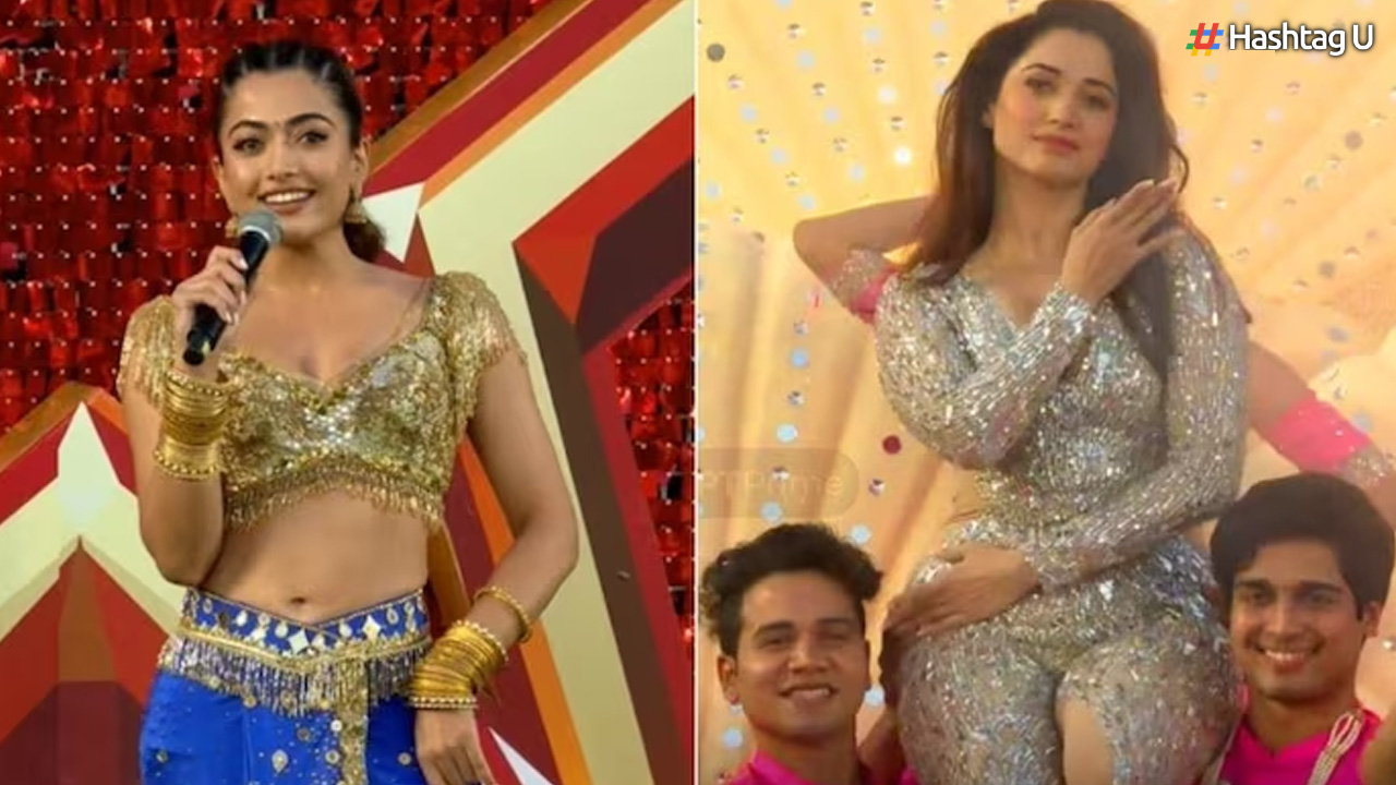 Tamannaah And Rashmika Rocked The Telugu Song Hawa In Modi Ilaka.