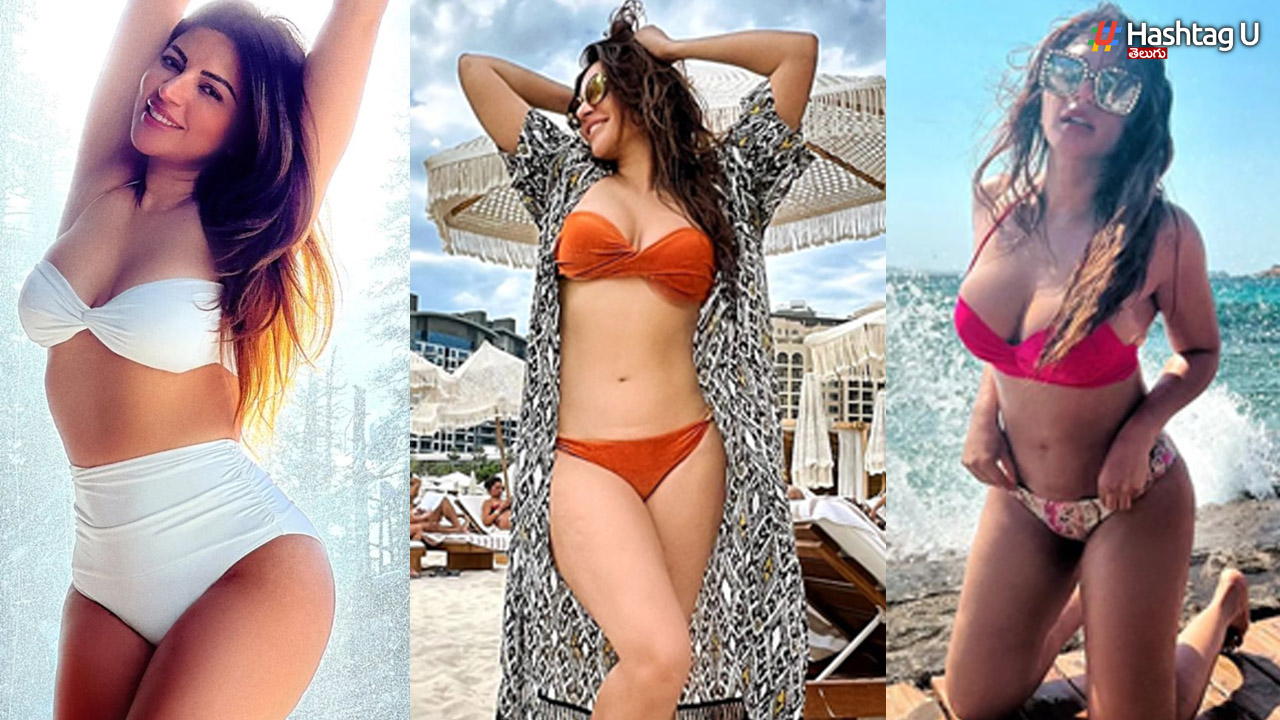 Love On The Beach.. Shama Sikander Sizzles In Stunning Bikinis!