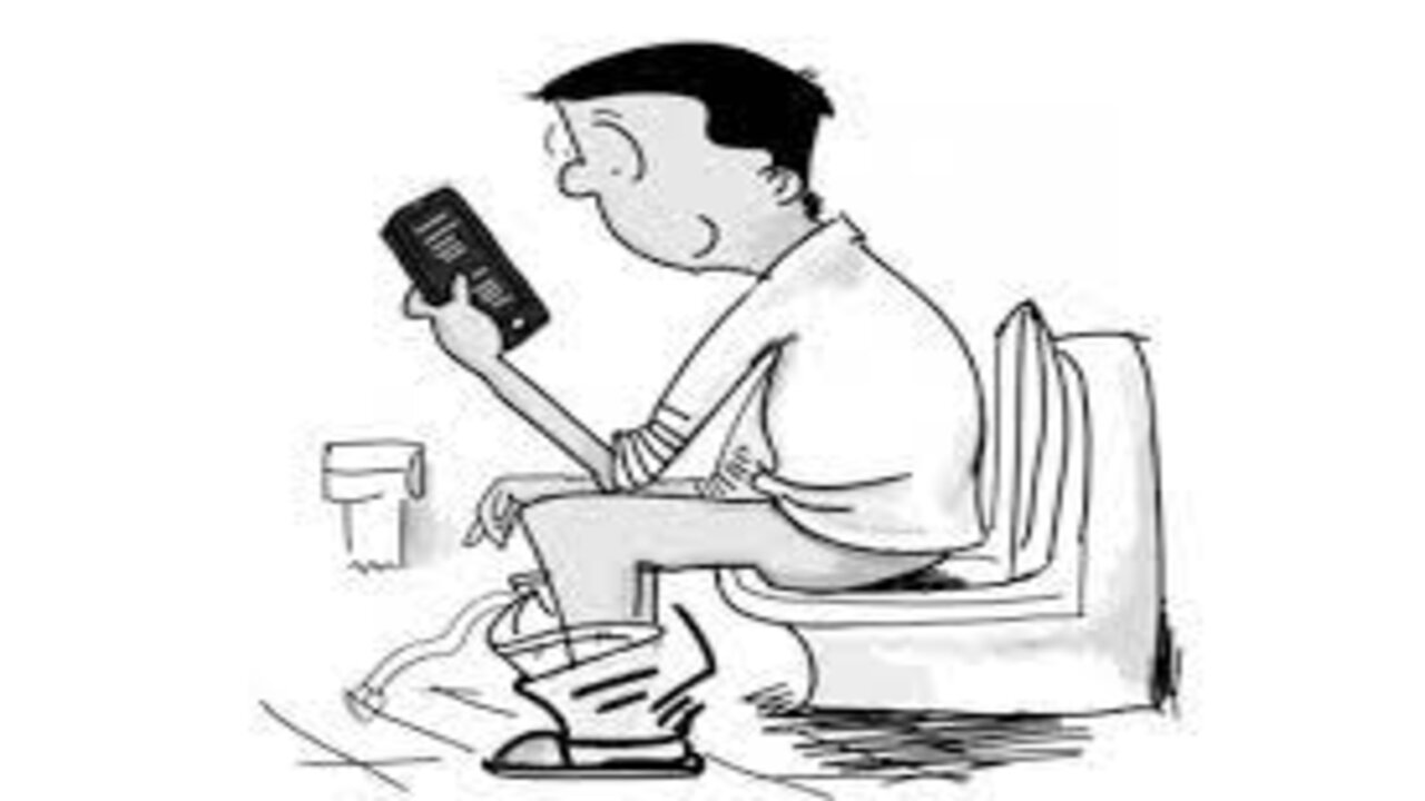 Mobile In Toilet