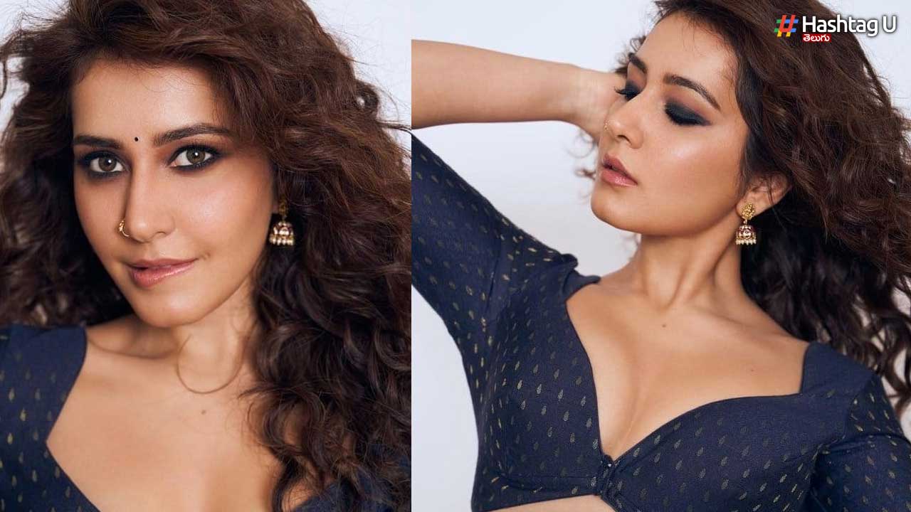Rashi Khanna Looks Beautiful In A Tight Jacket!