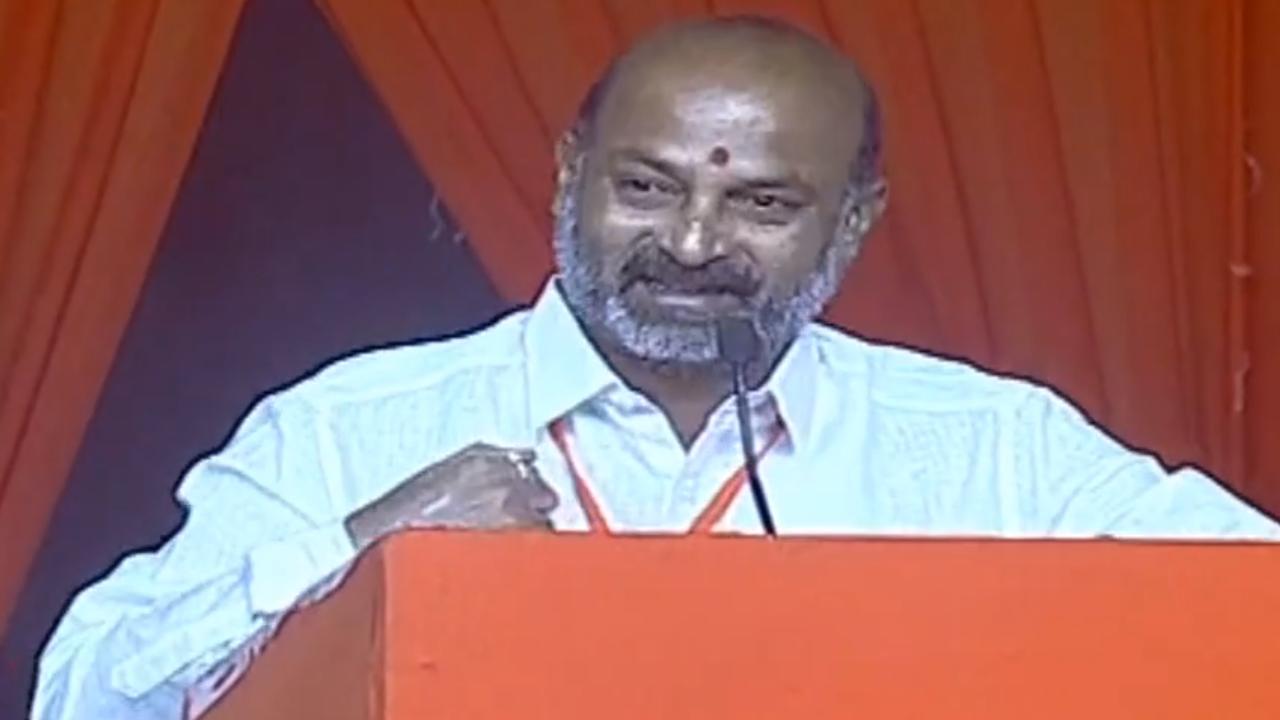 Bandi Sanjay Speech in Chevella BJP Vijay Sankalpa Sabha