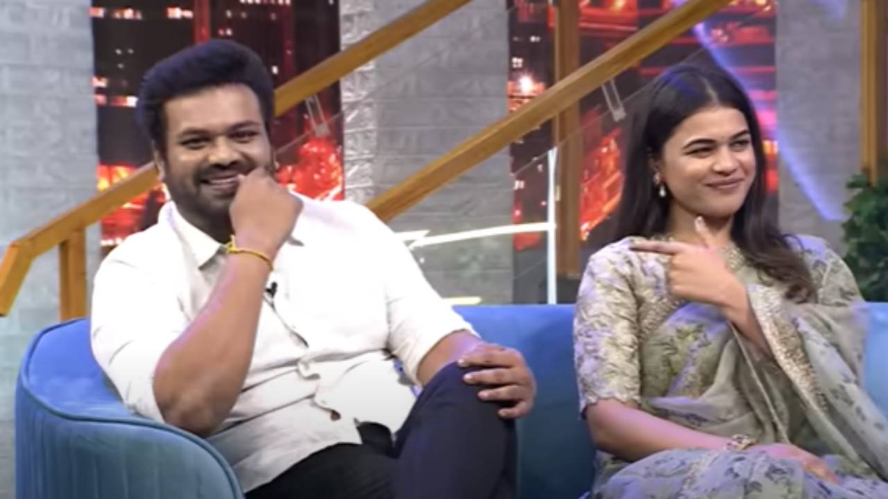 Manchu Manoj comes to a tv show with his wife Bhuma Mounika