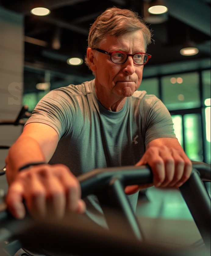 Ai Transformed Billionaire Bill Gates To Gym Freak