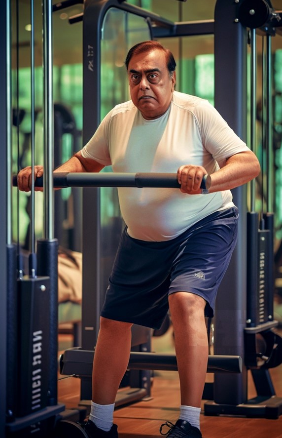 Ai Transformed Billionaire Mukesh Ambani To Gym Freak