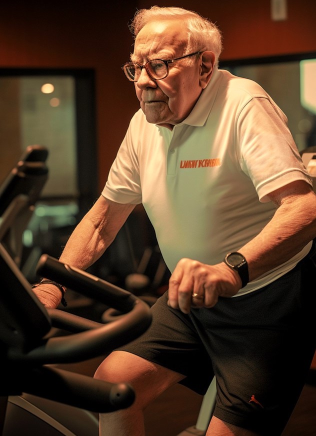 Ai Transformed Billionaire Warren Buffet To Gym Freak