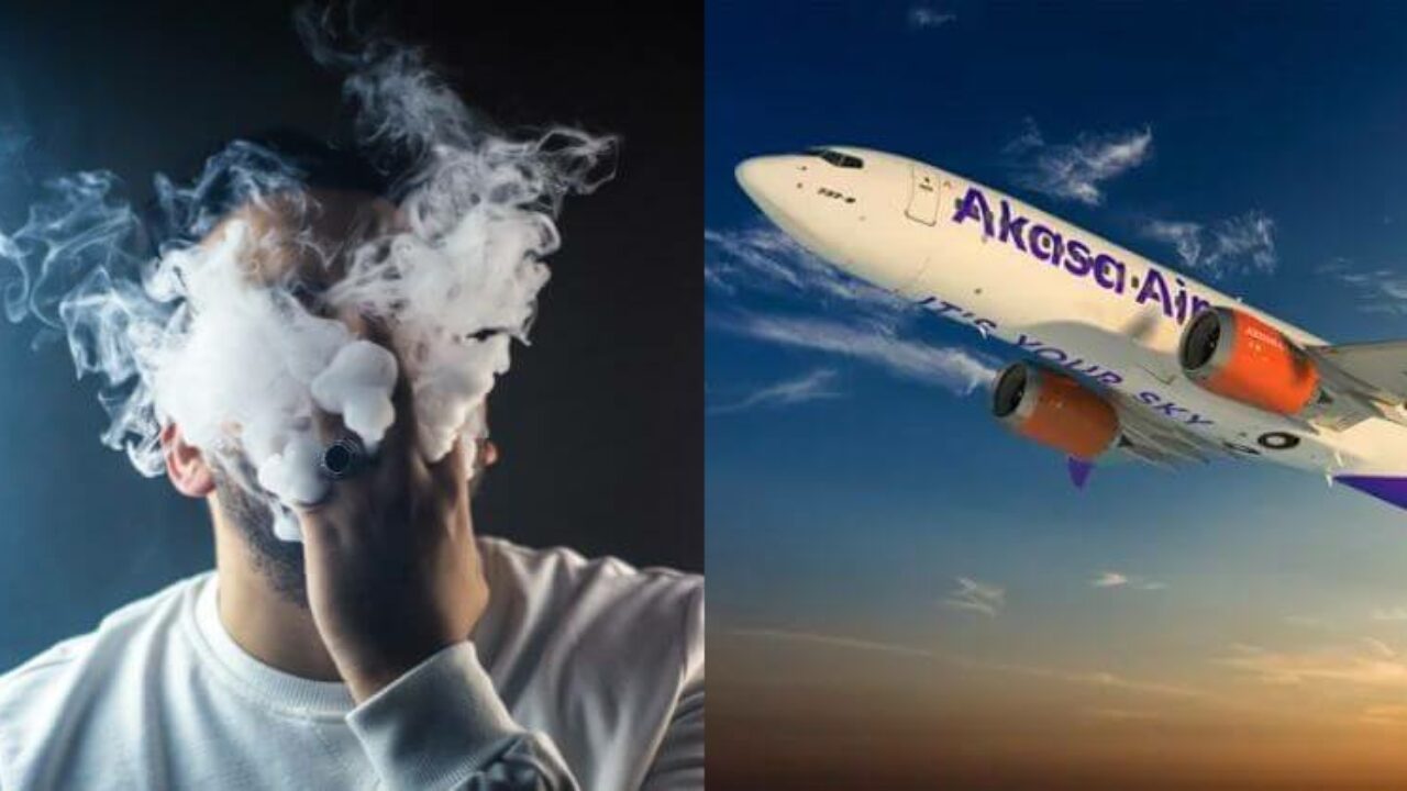 Man Smoking Beedi Akasa Air 1280x720
