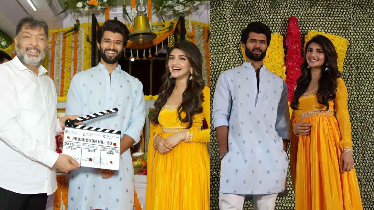 Vijay Devarakonda Sreeleela New Movie opening