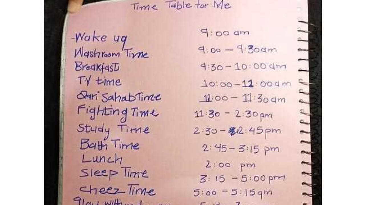 Time Table