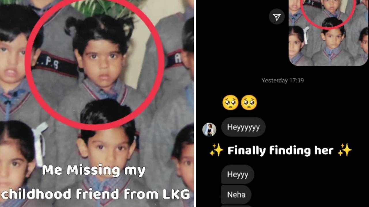 Childhood friends meet through Instagram after 18 years