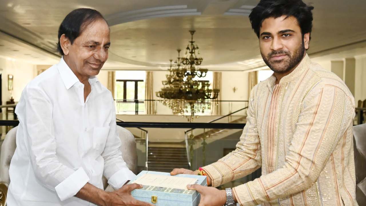 Sharwanand Reception in Hyderabad Sharwa invites KCR Persoonally