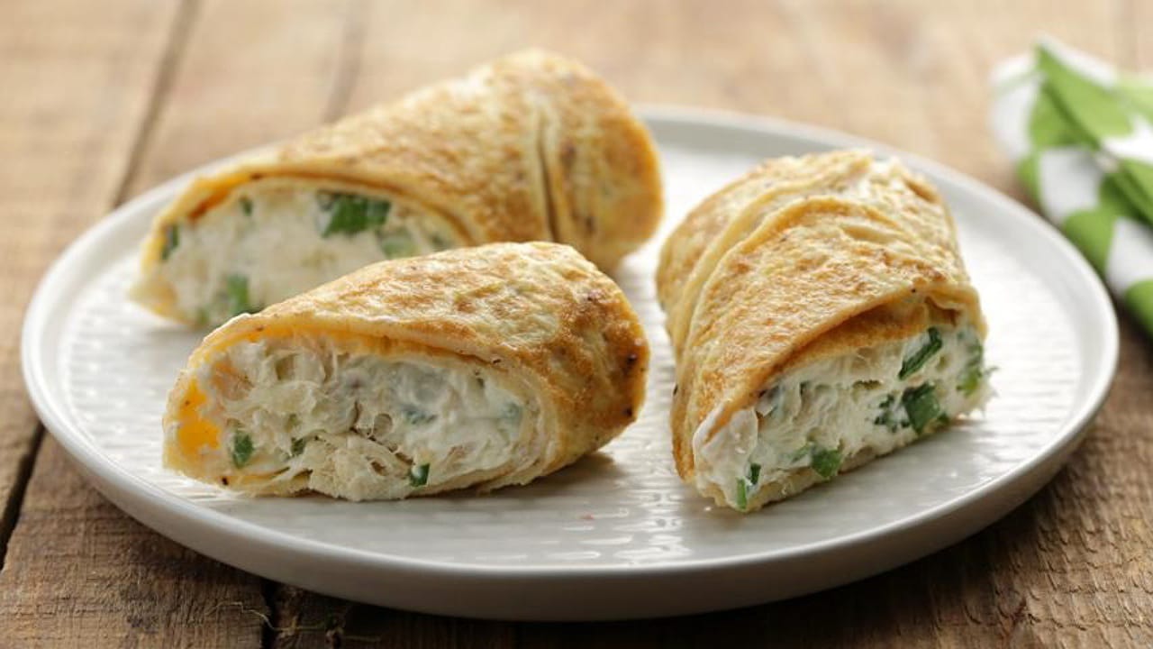 Fish Omelette Rolls