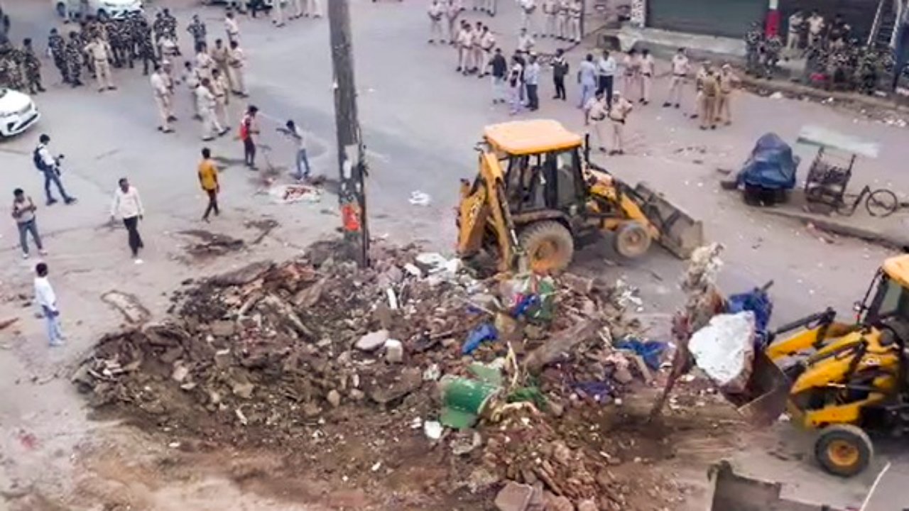 Hindu Temple Demolished