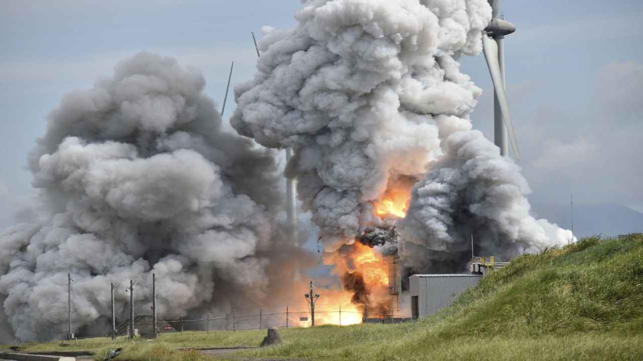 Rocket Engine Explode