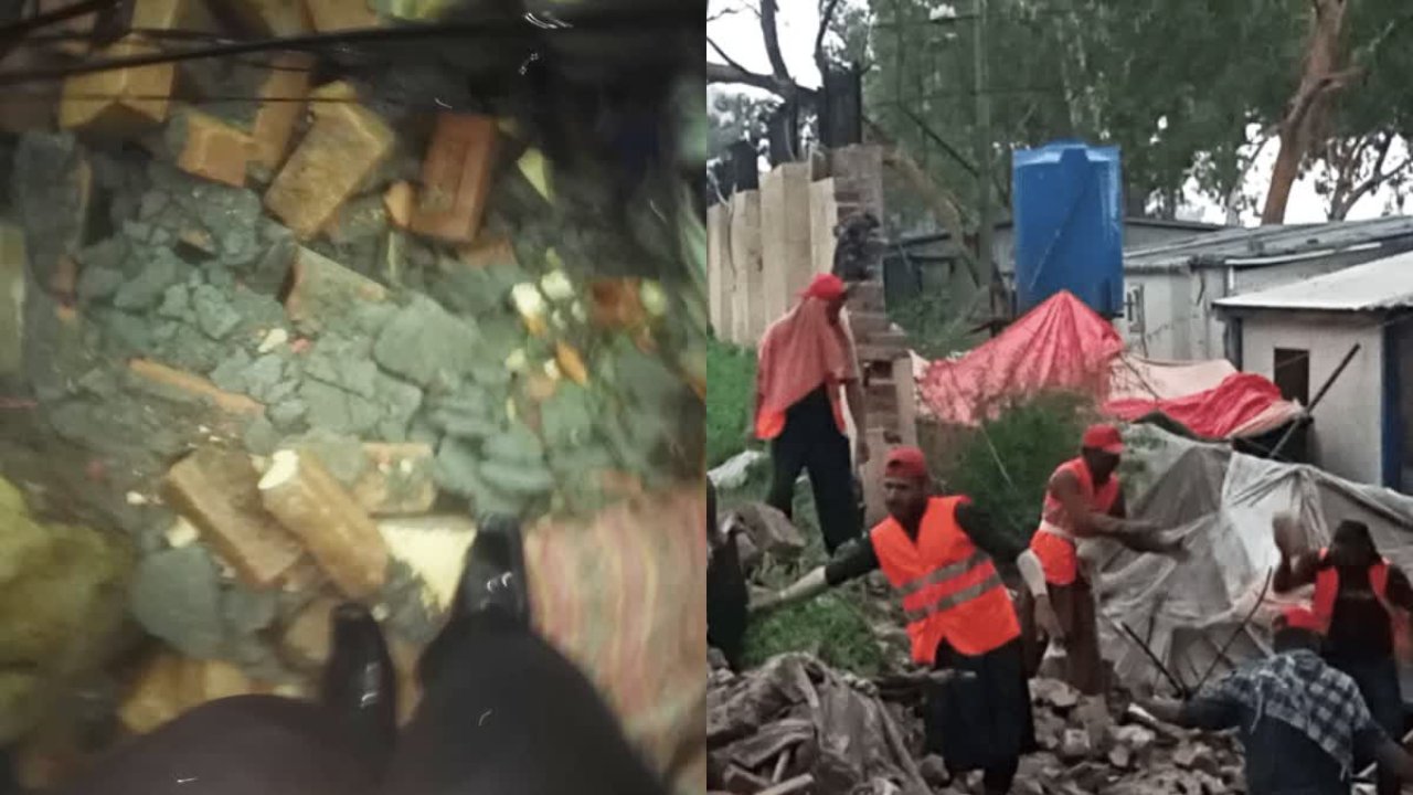 Wall Collapse In Pakistan