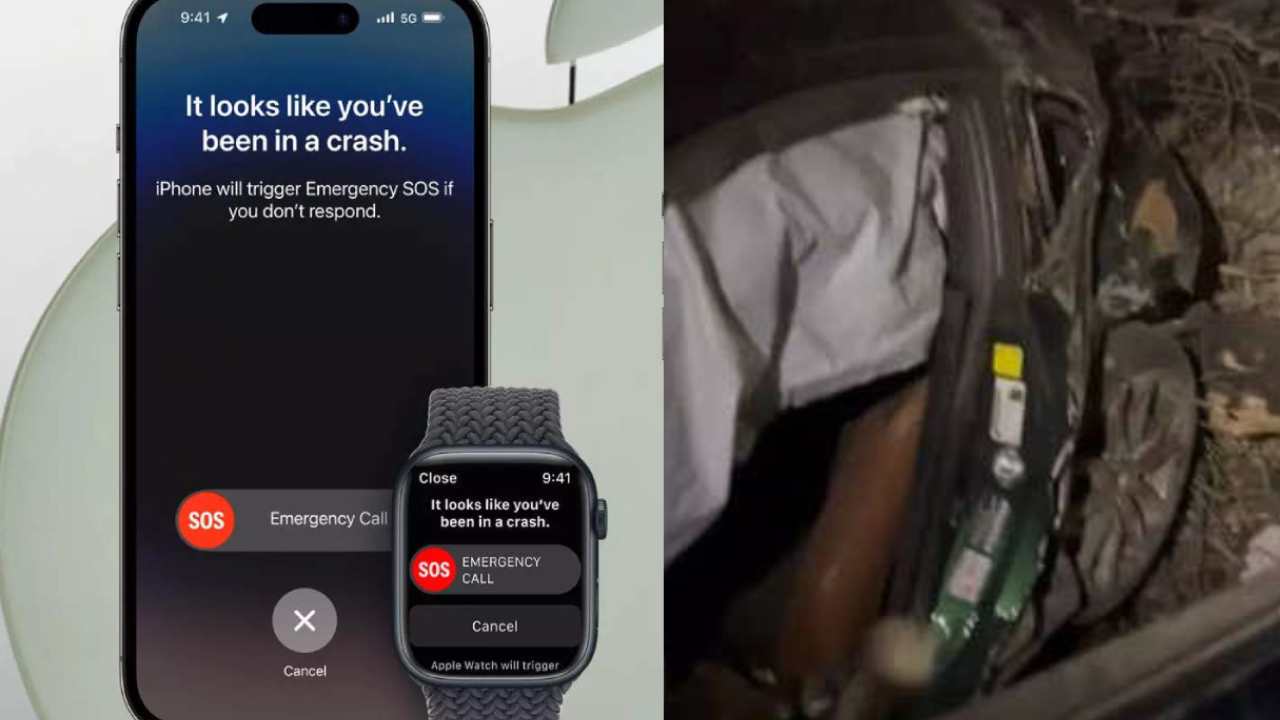 I Phone saves a Man Life with Crash Detection and Satellite connection apps