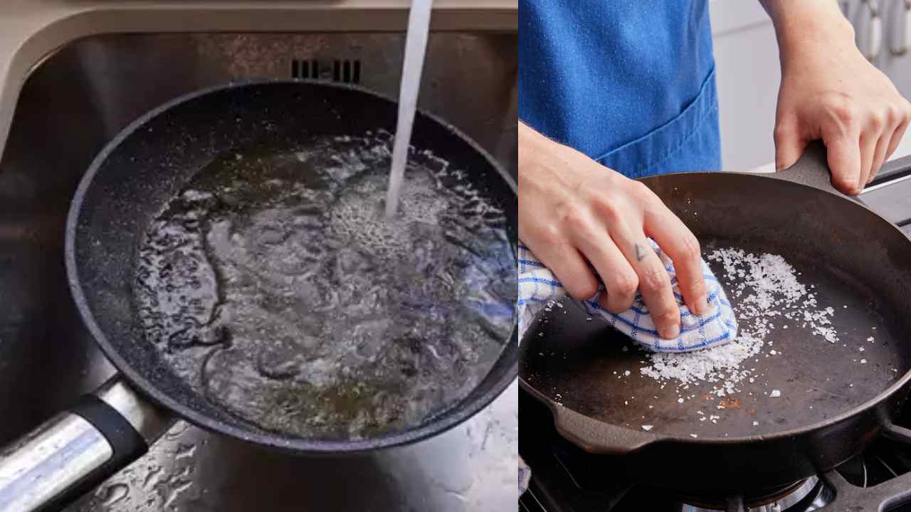 How to clean Cast Iron Pan home remedies