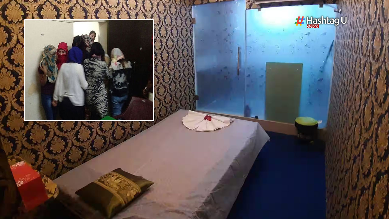 police raid on massage centres