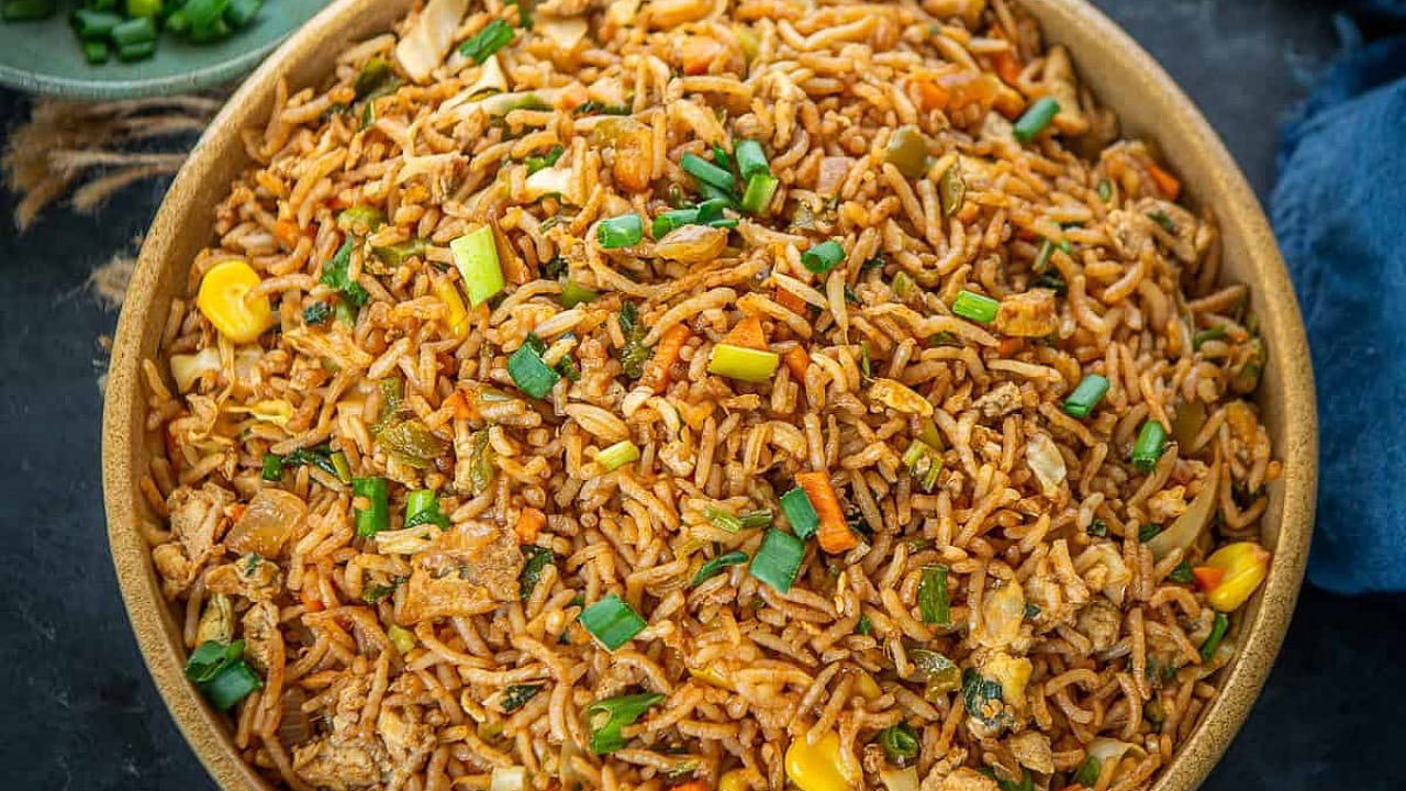 Capsicum Egg Fried Rice