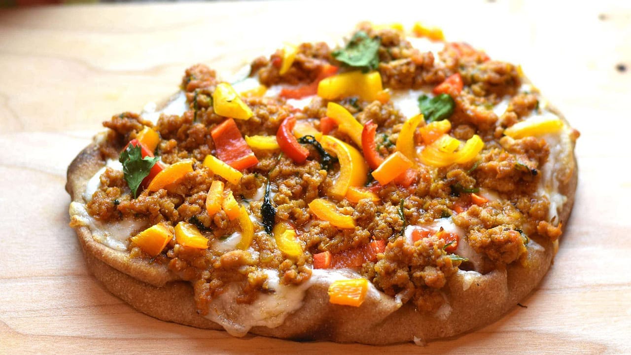 Keema Pizza
