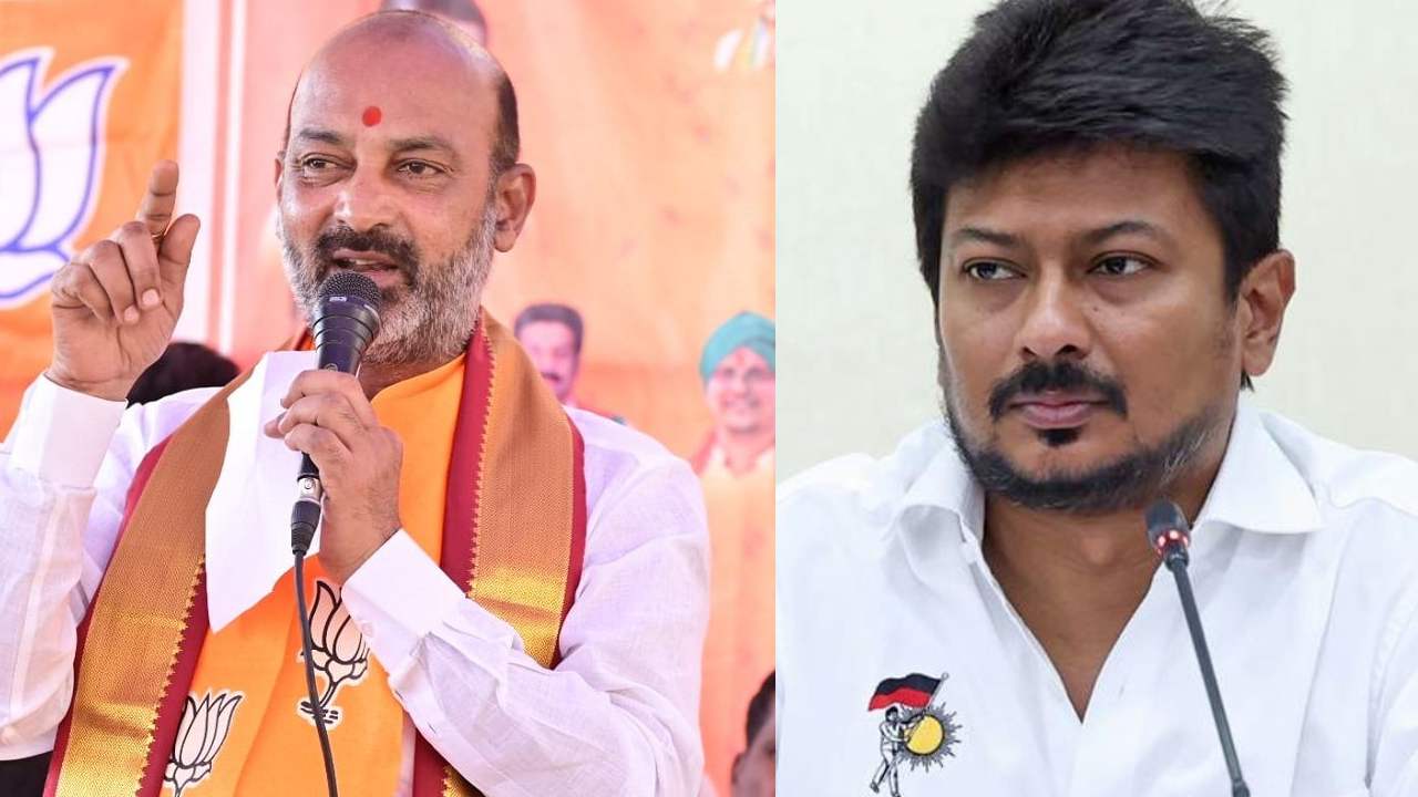 Bandi Sanjay Reacts on Udayanidhi Stalin Sanathana Dharma Comments