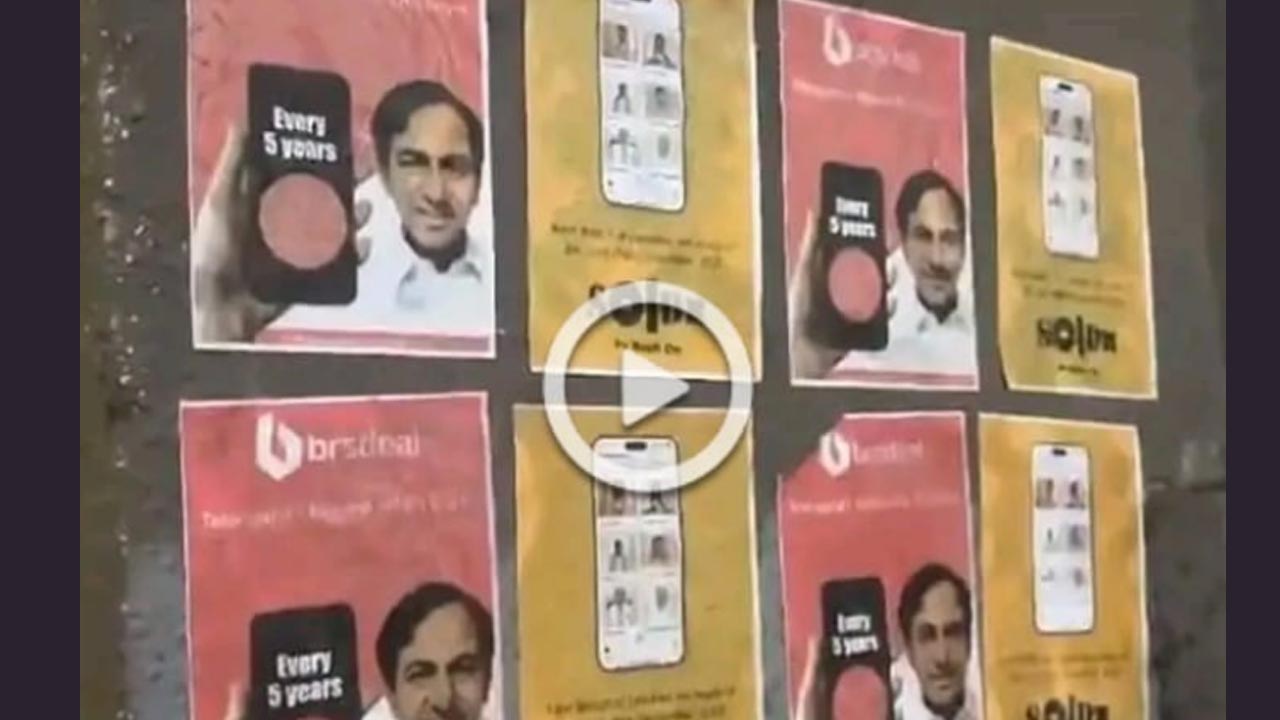 Posters Against Cm Kcr