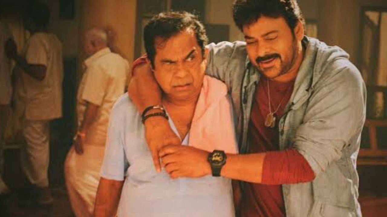 Chiranjeevi Reaction For Brahmanandam Comedy Scene in Indra Movie