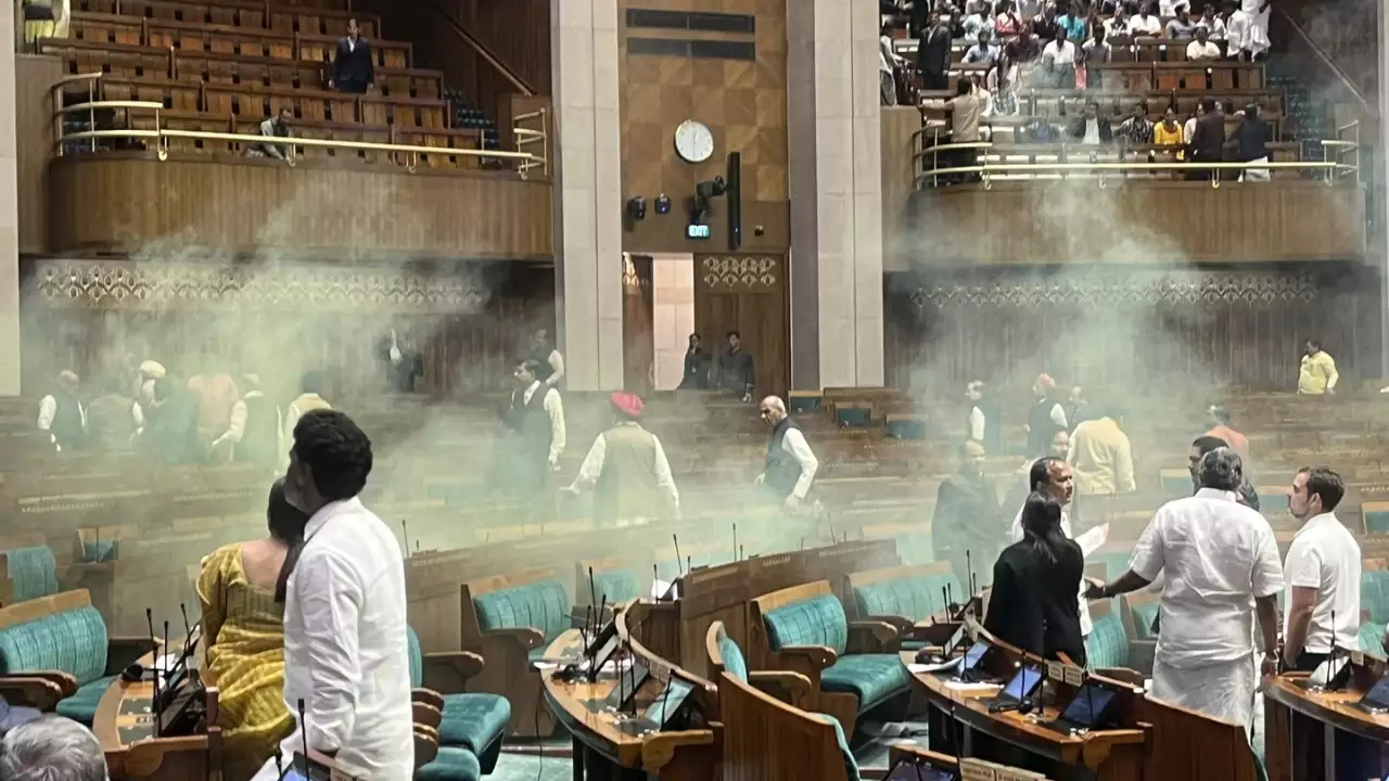 Parliament security breach