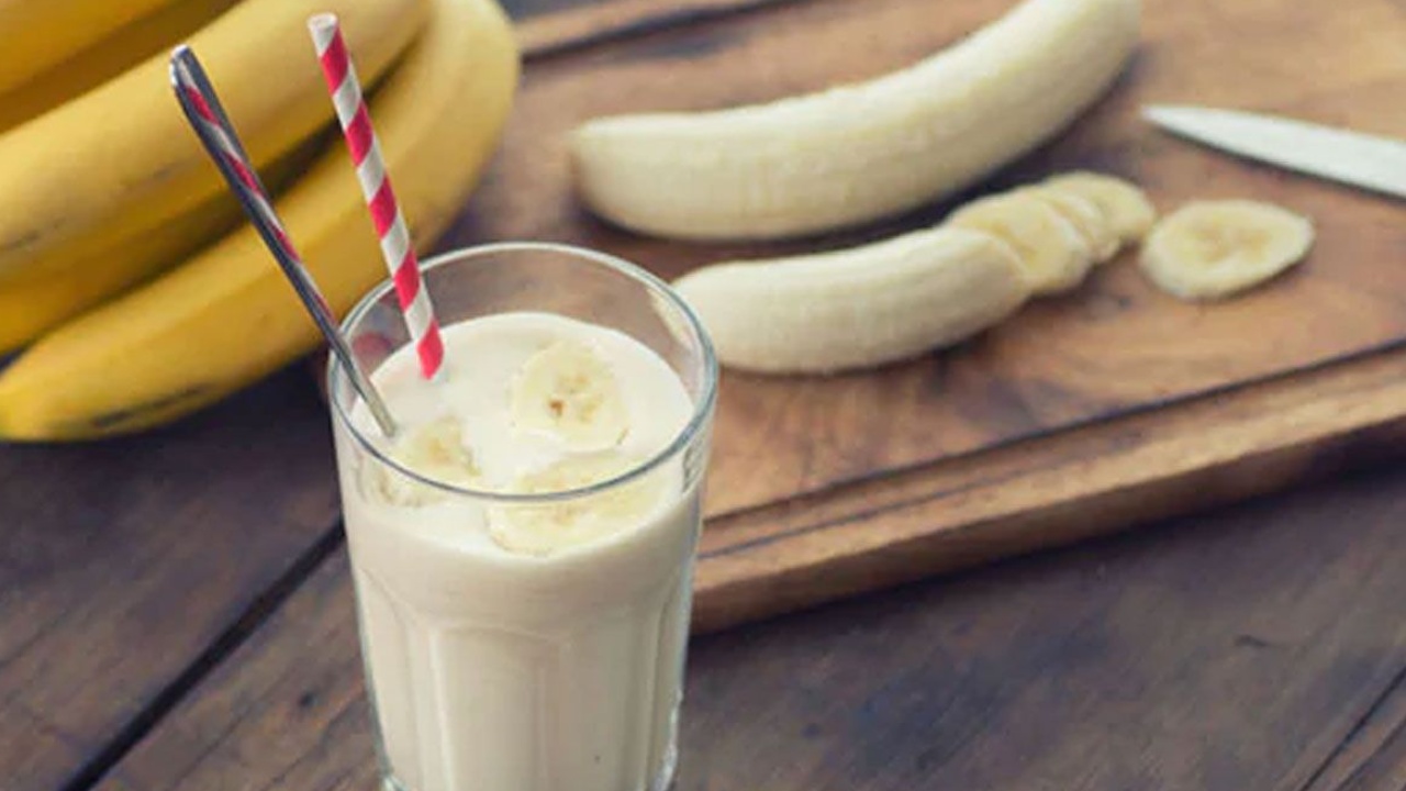 banana and milk