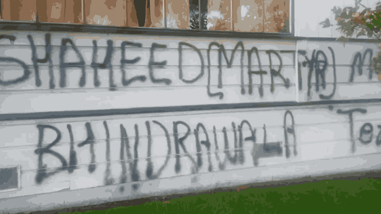 Hindu Temple Defaced
