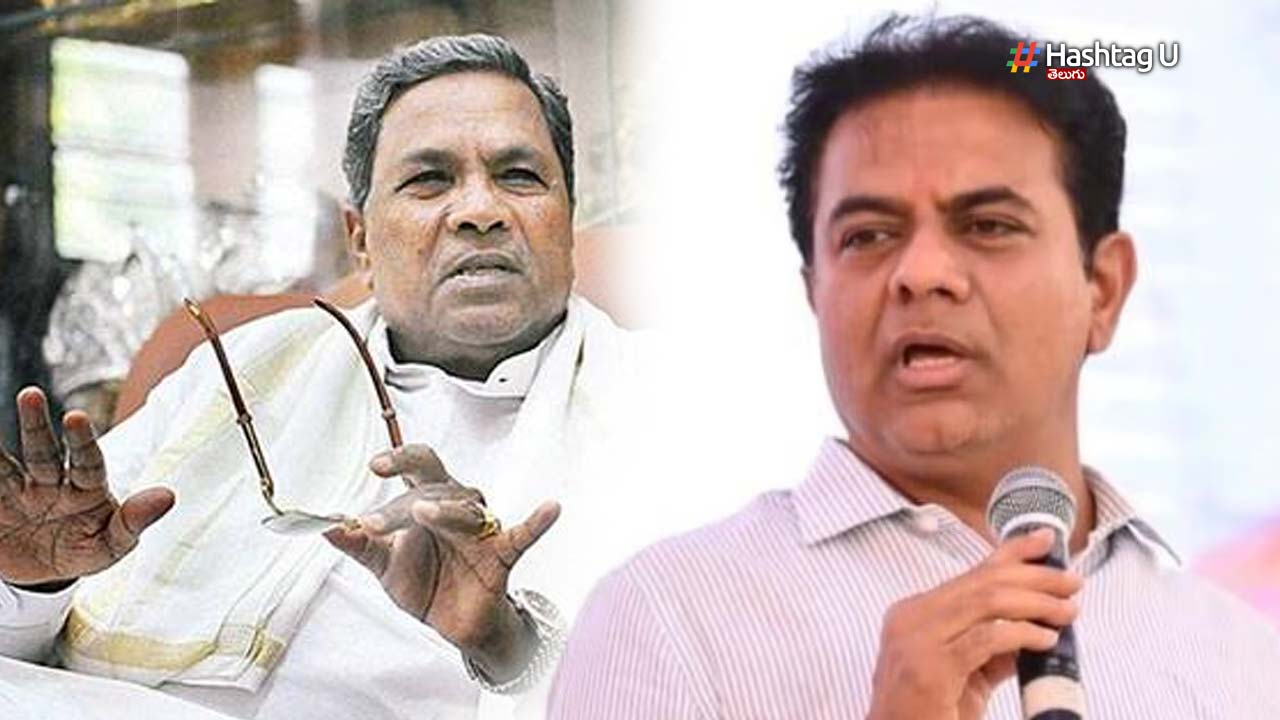Siddaramaiah Counter To Ktr