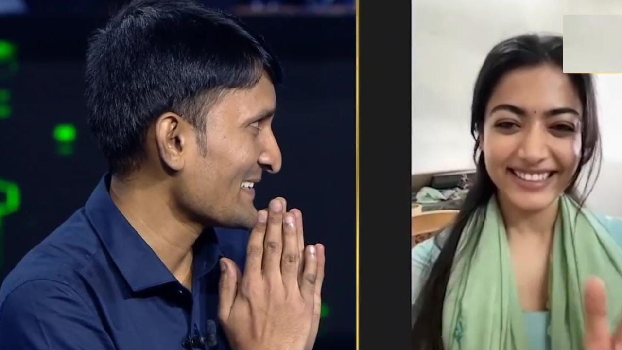 Rashmika Mandanna Video Call in Amitabh Bachchan Kaun Banega Crorepati Show