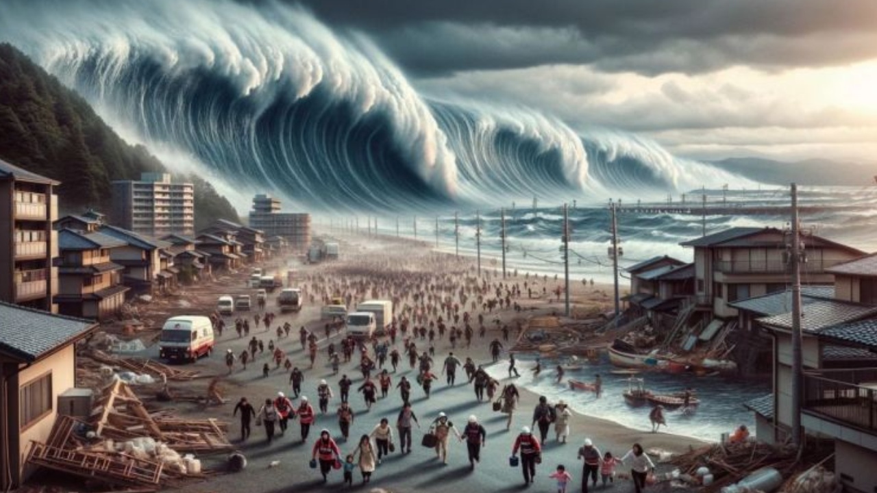 tsunami in japan